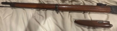 Swiss Vetterli M78 10.4x38R centerfire conversion + Sporter Stock/magazine - Image 6 of 6