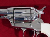 Colt SAA, 1st. Gen.
38/40, 7,1/2 nickel with Ivory grips. - 6 of 11