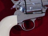Colt SAA, 1st. Gen.
38/40, 7,1/2 nickel with Ivory grips. - 5 of 11