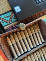 Leather McKeever Cartridge Box 30-40 Krag With 20 Tinned Cartridges' - 4 of 5