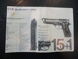 Beretta 92S Commercial Grade 9mm 15+1 - Image 12 of 14
