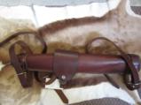 leather scabard hand made coach gun - 1 of 2