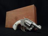 Unfired Engraved Colt Detective Special 38 2in Pearl Grips - 4 of 12