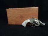 Unfired Engraved Colt Detective Special 38 2in Pearl Grips - 6 of 12