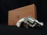 Unfired Engraved Colt Detective Special 38 2in Pearl Grips - 5 of 12