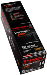 250rd Winchester Varmint High Velocity Ammunition 22 Winchester Magnum Rimfire (WMR) 30 Grain Hornady V-Max - 1 of 1