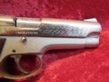 Smith & Wesson S&W Model 39-2 pistol 9 mm JEWELED Trigger & Slide - 4 of 10