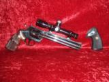Colt Python Hunter 357 mag w/custom grips 8" barrel VERY RARE!!!--SALE PENDING - 1 of 21