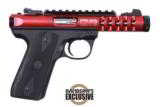 Ruger 22/45LT Semi-auto pistol .22 lr PST 4.4 Threaded Barrel, RED Anodize Finish NEW in Box #3910 - 1 of 1