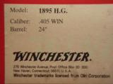 Winchester 1895 High Grade .405 Win. LIKE NEW in box 24" barrel - 12 of 12