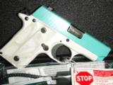 Sig Sauer P238 Pearl w/Robin Egg Blue .380 ACP pistol NEW in box #238-380-TSW - 2 of 5