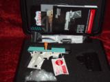 Sig Sauer P238 Pearl w/Robin Egg Blue .380 ACP pistol NEW in box #238-380-TSW - 1 of 5
