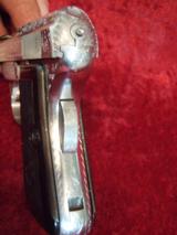 Engraved Beretta Model 418 semi-auto pistol, .24 acp cal, Nickel Finish, 2 3/8" barrel--SALE Pending!!! - 7 of 14