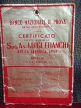 Luigi Franchi Condor 12 ga. SxS 28 1/2" bbl, Manu. in 1952 FINE Italian Double Gun!!
Like a Beretta custom order SxS - 24 of 25