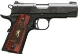 BROWNING 1911-22 MEDALLION COMPACT .22LR 3.6" FS M.BLACK ROSEWOOD NEW IN BOX - 1 of 1