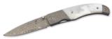  Browning Damascus Folder, Mother-of-Pearl NEW IN BOX - 1 of 1