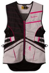  Browning Ace Shooting Vest for Her, Hot Pink - 1 of 2