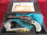 "Sale Pending" Ruger New Model Single Six Birds Head .32 H&R Magnum Nickel Finish - 1 of 13