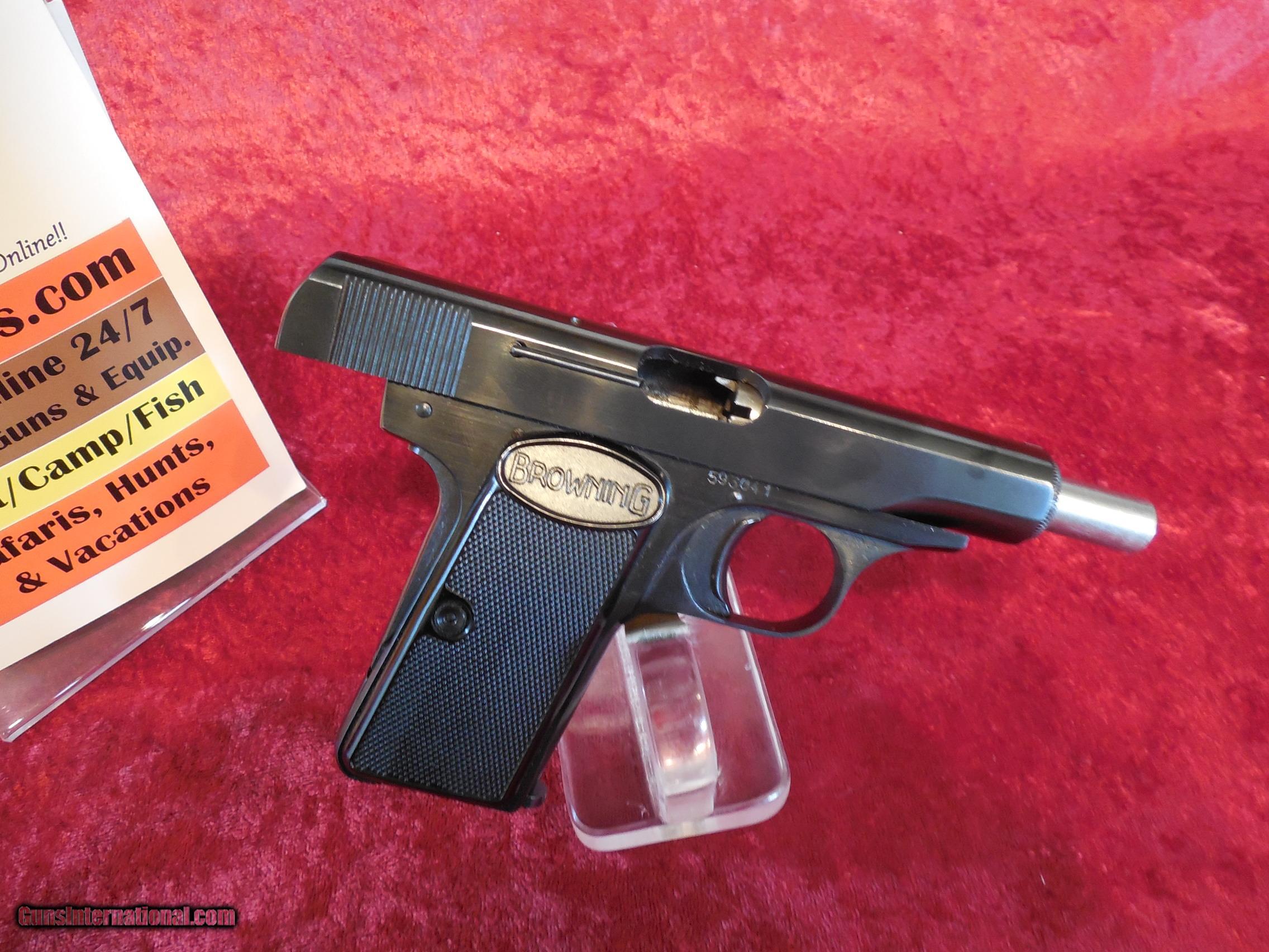 Browning Model 1955 Model 1910 New Model Caliber 3809mm Kurz Pistol 8367