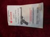 Ruger Mark II Government Target Model Pistol W/ Box and Manuals - 7 of 12