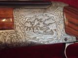 Belgium Browning Superposed DIANA Grade O/U 12 ga. 28" bbl Engraved by V. Doyen - 1 of 20