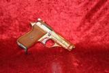 Excam Tanfoglio GT380 pistol Engraved, UNFIRED in box GOLD & Wood - 2 of 13