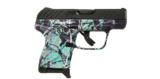 Ruger LCPII .380 PST B Custom 6rd Moon Shine Reduced Serenity Camo Handgun Concealed Carry Pistol - 1 of 1