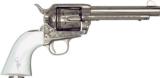 Cimarron Firearms Co. George Patton V1 .45 Long Colt 6-Shot Revolver Engraved Nickel - 1 of 1