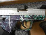 Ruger SR22 pistol .22 lr DA Silver Anodize/Green Camo #3640 NEW Davidsons Exclusive - 3 of 4