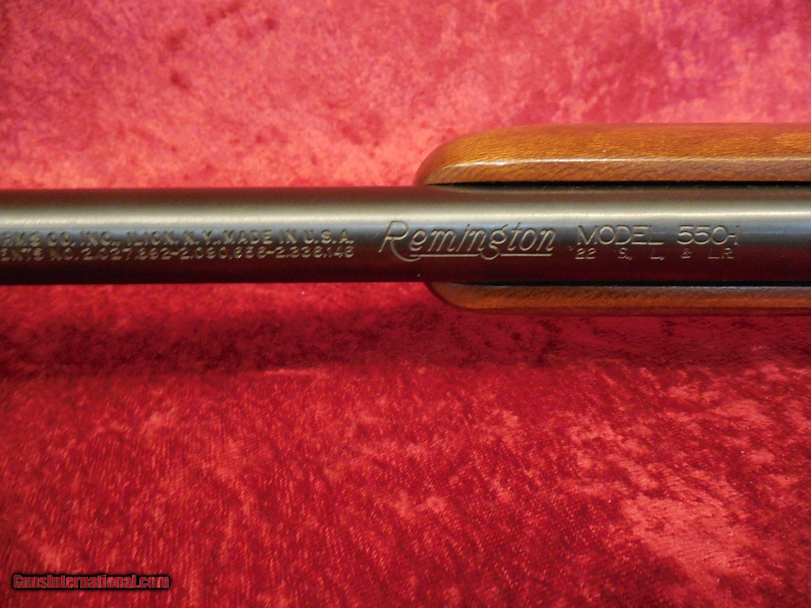Remington 550-1 semi-auto .22 s/l/lr rifle 24