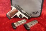 Kimber Micro 9 Two-Tone 9 mm pistol Rosewood Grips, 3 Factory Mags & Soft Case - 2 of 11