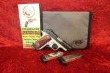 Kimber Micro 9 Two-Tone 9 mm pistol Rosewood Grips, 3 Factory Mags & Soft Case - 1 of 11