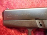 Glock Model 36 semi-auto pistol .45 auto Like NEW, comes with (2) 6-round mags - 3 of 9