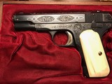 Colt 1903 Engraved Automatic pistol .32 cal with Colt Presentation Box - 2 of 4