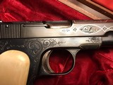 Colt 1903 Engraved Automatic pistol .32 cal with Colt Presentation Box - 3 of 4