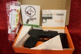 Taurus G2C semi-auto 9 mm pistol 2 (12 round) mags LNIB - 1 of 8