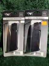 Glock G17/34 9 mm 17-round mags NEW (2 count) #17017 - 1 of 2