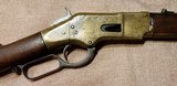 Winchester 1866 Yellow Boy .44 rim fire lever action rifle 20" round bbl - 1 of 16