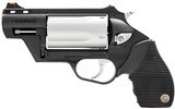 TAURUS JUDGE Revolver PD .45LC/410 2"BBL. 5-SHOT SS/POLY RUBBER Pistol New - 1 of 2