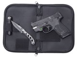 Smith & Wesson 12396 M&P 9 Shield M2.0 with Carry Kit 9mm Luger Double 3.1" 7+1/8+1 Black Polymer Grip Black Polymer Frame Black Armornite Pistol - 2 of 2