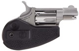 NAA HGBLR 22 LR w/Holster Grip Single 1.125" 5 Rd Black Synthetic Holster Grip Stainless Steel Pistol New - 2 of 3