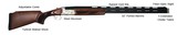 Legacy Pointer Clays Over & Under 12 ga. Shotgun 32" ported bbls Adj. Comb NEW!! - 3 of 3
