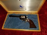 Colt Wyoming Diamond Jubilee Commemorative Model Frontier Scout SA .22 lr w/ wood case - 2 of 12