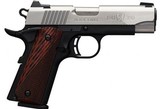 New Browning Black Label Medallion Compact S/S 1911-380 Semi-Automatic Pistol, .380ACP - 1 of 1