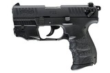 New Walther Arms P22Q Laser Pack Double/Single Action Pistol, 22 LR - 1 of 1