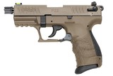 New Walther Arms P22Q Double/Single Action Pistol, 22 LR - 1 of 1