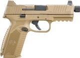 FN 509 Tactical 9 mm Luger FDE NS NEW with 3 mags (1-17 rd & 2-24 rd) - 4 of 5