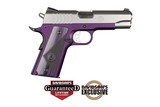 New Ruger SR1911-CMD Lightweight Purple Semi-Automatic Pistol, 9MM - 1 of 1