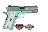 New Ruger SR1911-CMD Lightweight Robin Egg DSC Exclusive Semi-Automatic Pistol, 9MM - 1 of 1