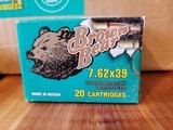 Brown Bear 7.62x39 123 grain Bi-metal HP #AB762HP 300 rounds - 2 of 4